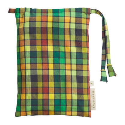 Stela Cotton Pillowcase Set - Spring Green