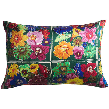 Ines Silk Pillowcase - Verdant