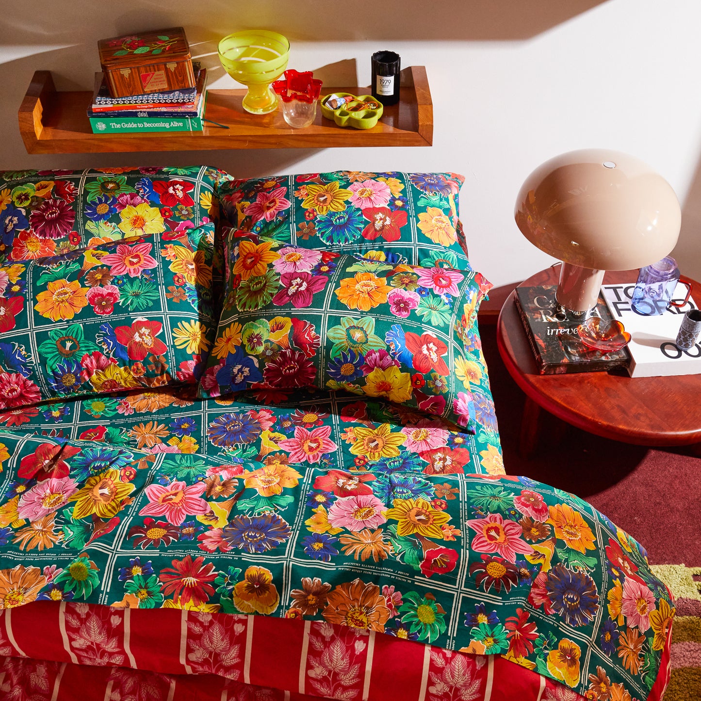 Ines Silk Pillowcase - Verdant