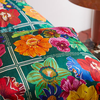 Ines Silk Pillowcase - Verdant