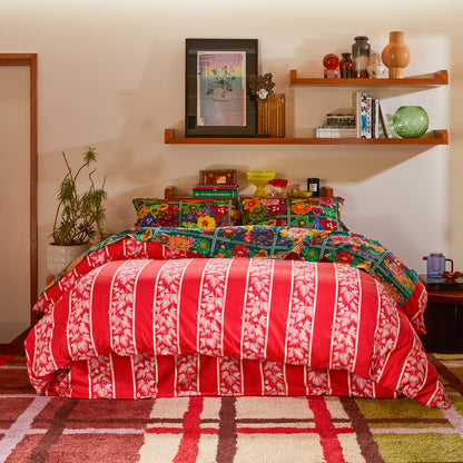 Ines Silk Pillowcase - Verdant