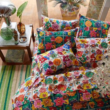 Ines Silk Pillowcase - Porcelain