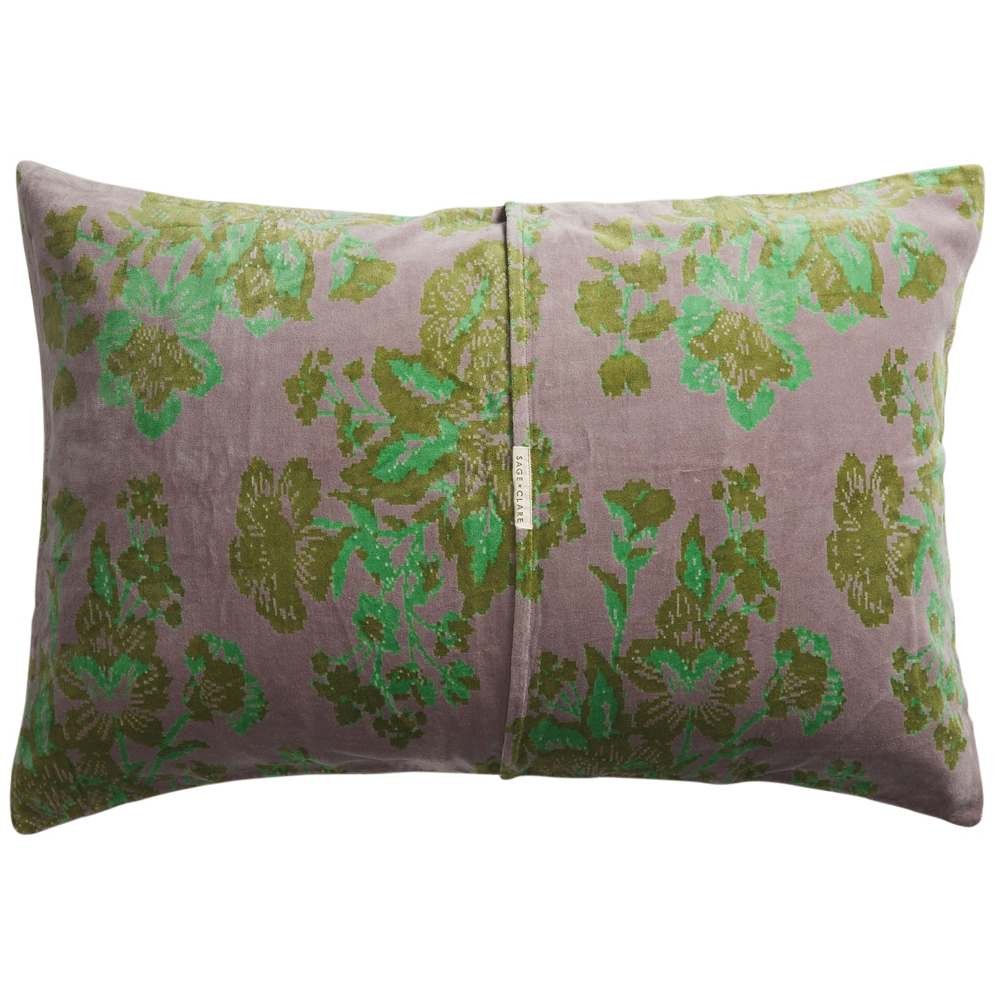 Hazel Velvet Pillowcase - Mink Grey