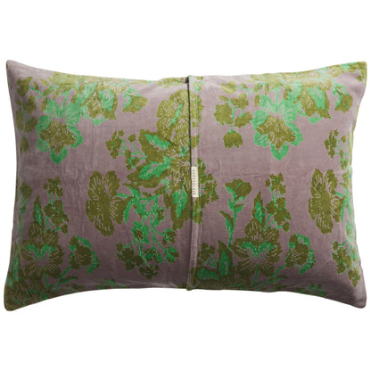 Hazel Velvet Pillowcase - Mink Grey