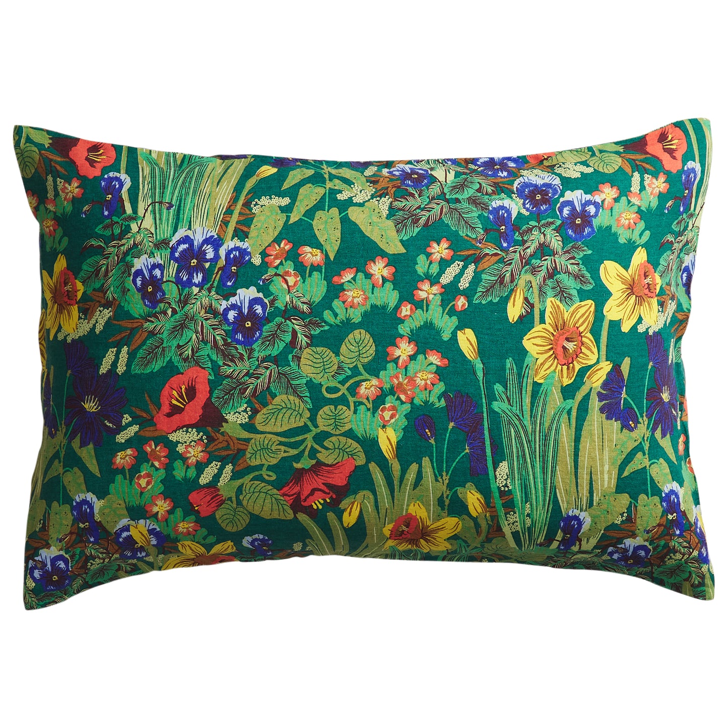 Babette Linen Pillowcase Set - Verdant