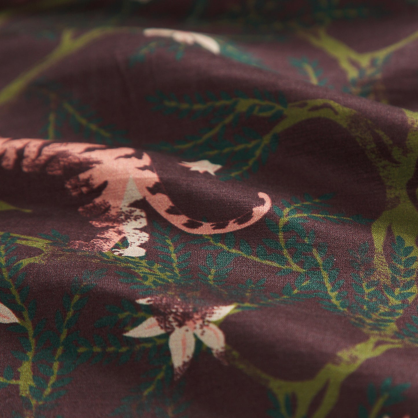 Andrea Linen-Silk Pillowcase - Rosewood