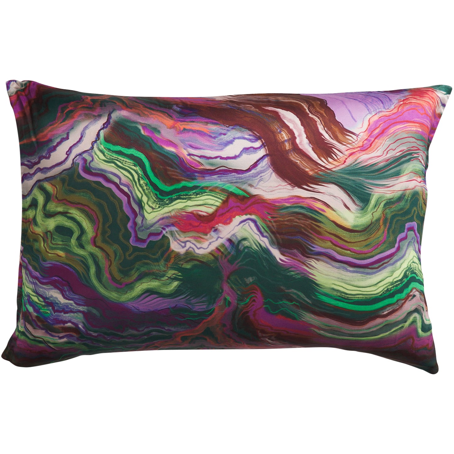 Zoi Silk Pillowcase - Verdant