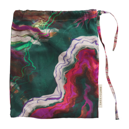 Zoi Silk Pillowcase - Verdant