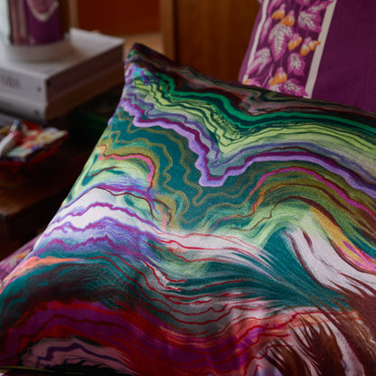 Zoi Silk Pillowcase - Verdant