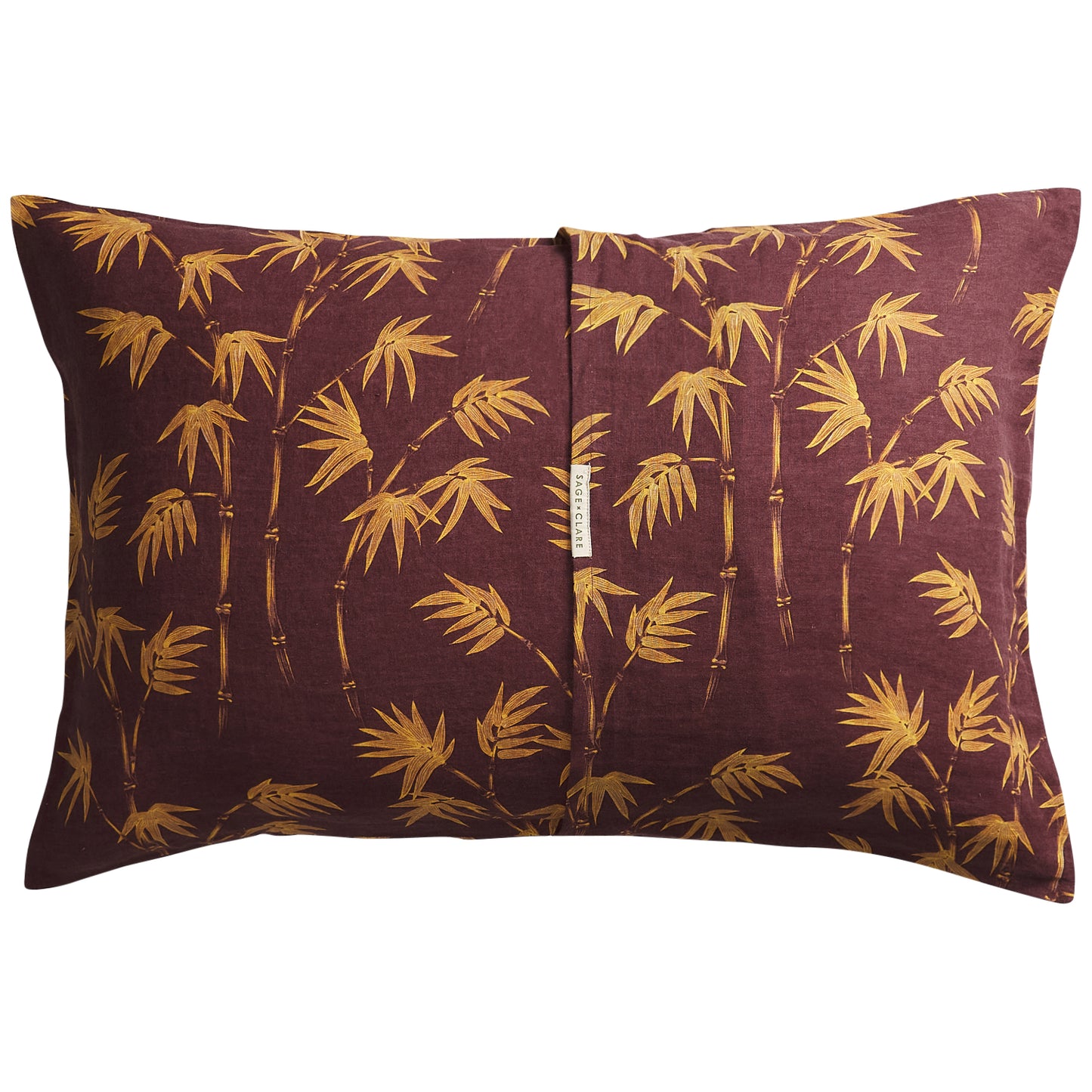 Aneta Linen Pillowcase Set - Rosewood
