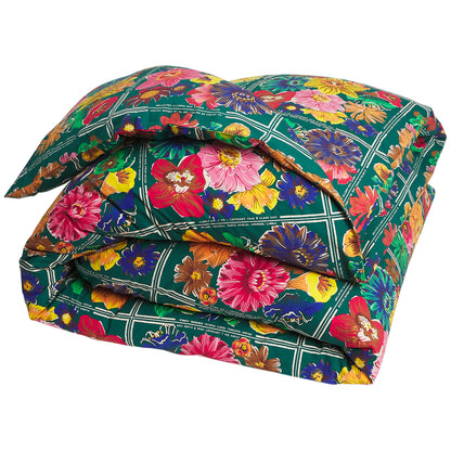 Ines Cotton Quilt Cover - Verdant