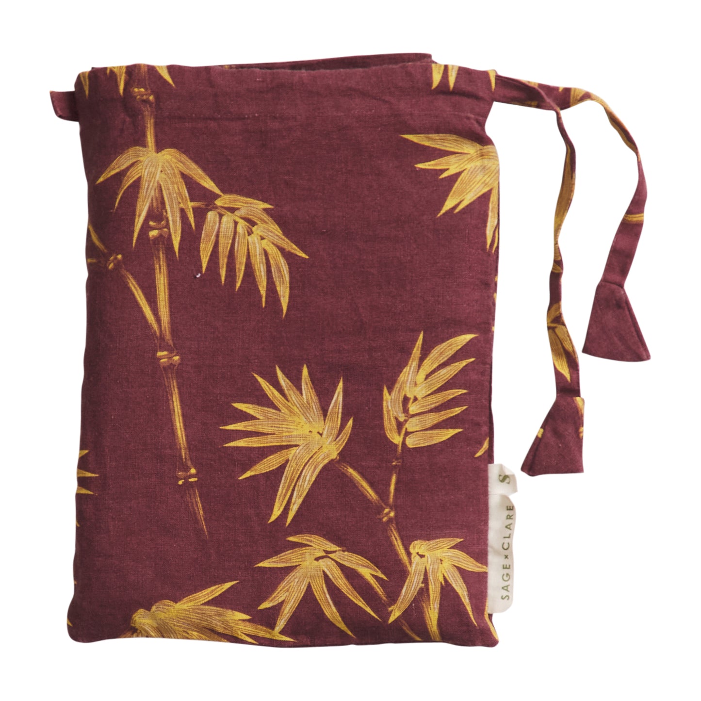 Aneta Linen Quilt Cover - Rosewood