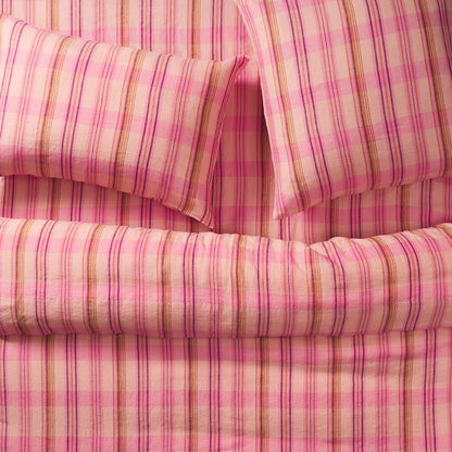Nicolette Linen Quilt Cover - Poudre