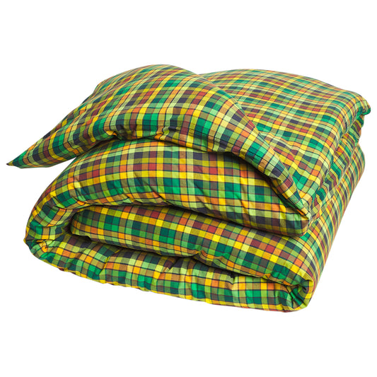 Stela Cotton Quilt Cover - Spring Green