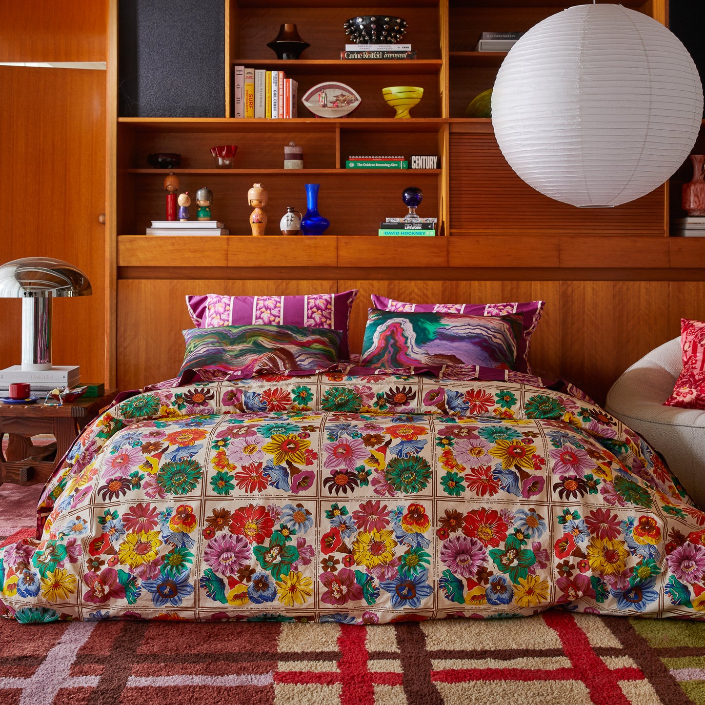 Ines Cotton Quilt Cover - Porcelain