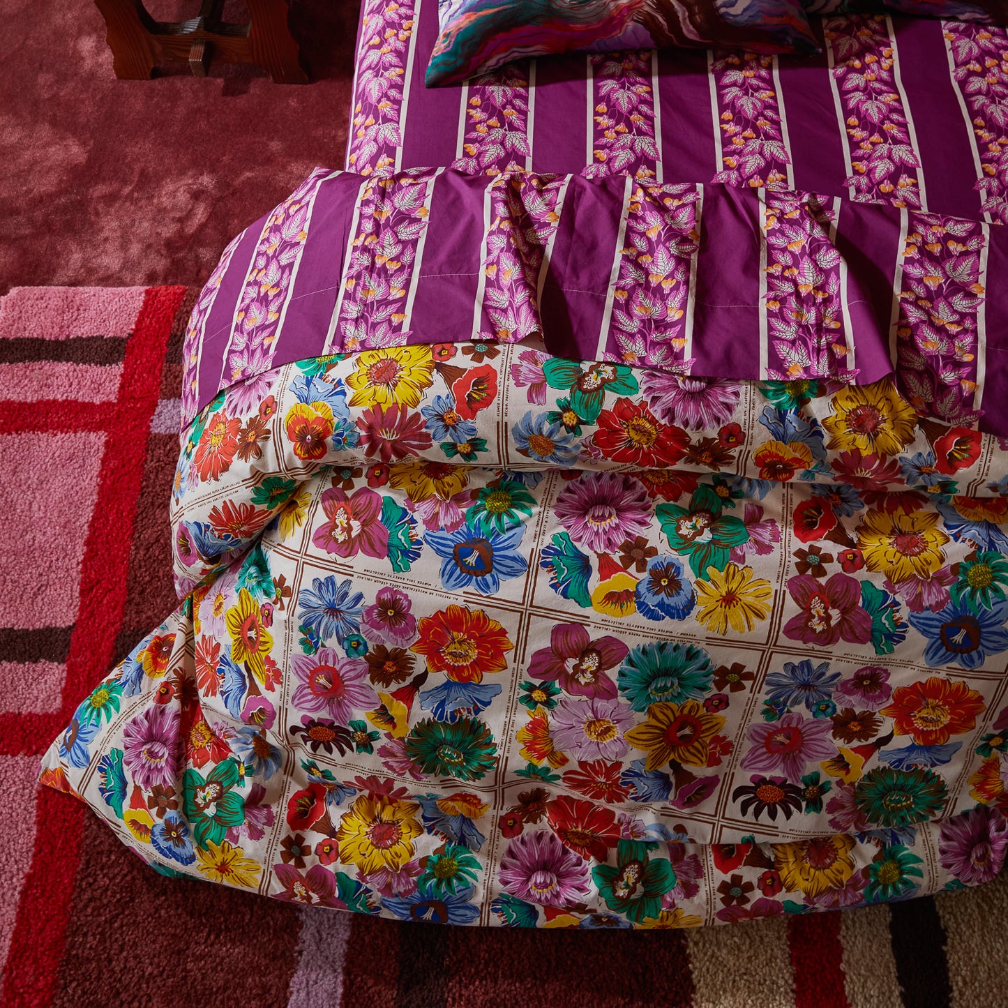 Ines Cotton Quilt Cover - Porcelain