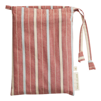 Leon Cotton Quilt Cover - Burnt Sienna