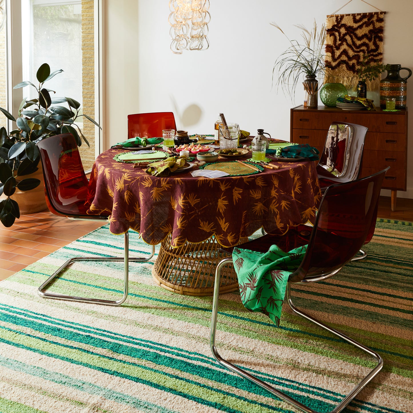 Madalina Woven Rug - Spring Green 150 x 210 cm