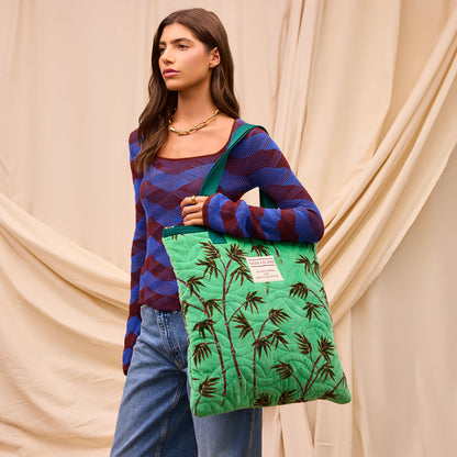 Aneta Velvet Tote Bag