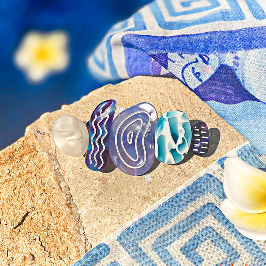 Blue Shapes Clip