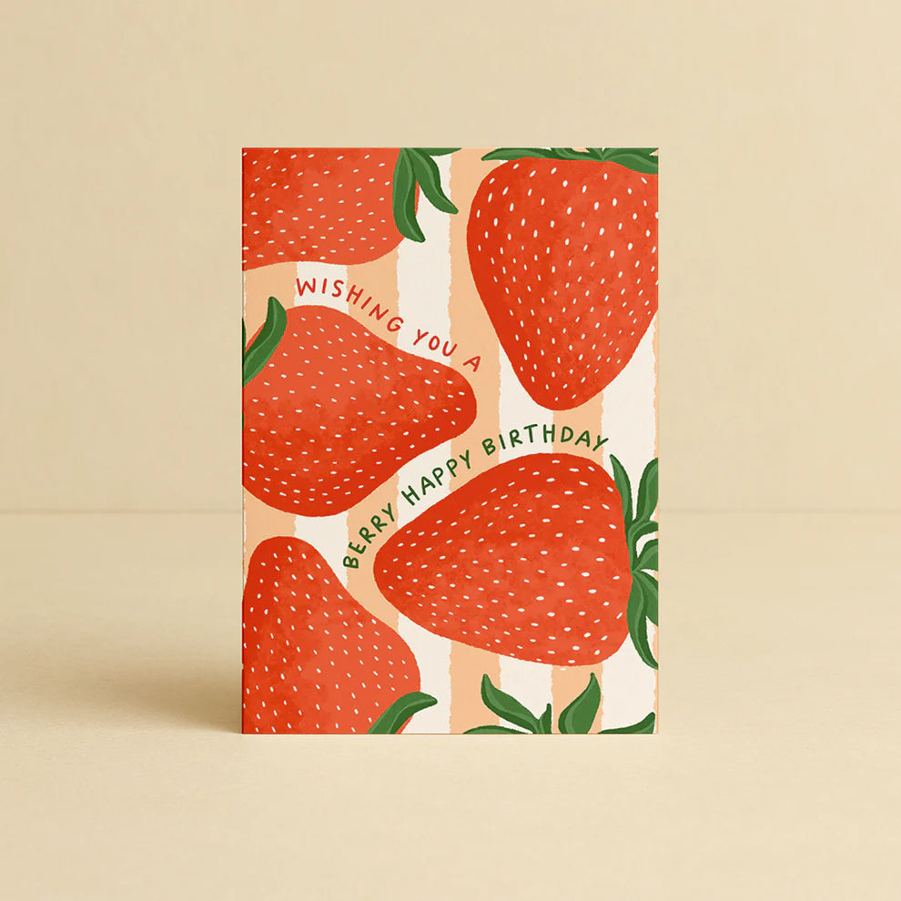 Berry Happy Birthday Card
