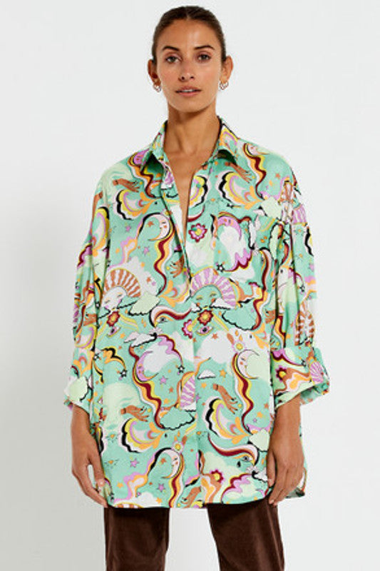 Oversized Shirt Psychedelic