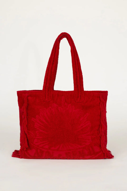 Terry Tote Beach Bag ~ Bloody Mary