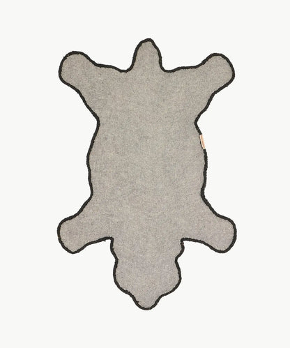 Blooming Black Bear Rug Small