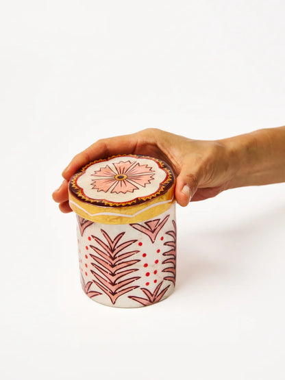 Samira Tall Box Pink Flower