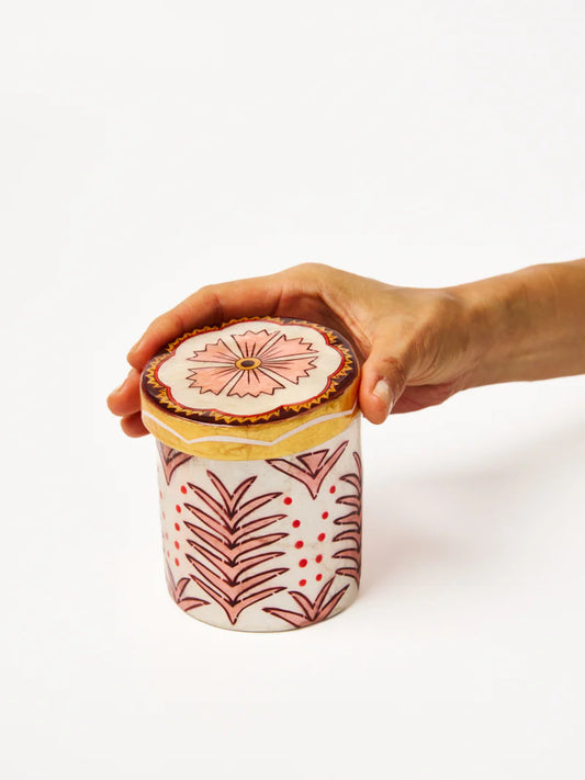 Samira Tall Box Pink Flower