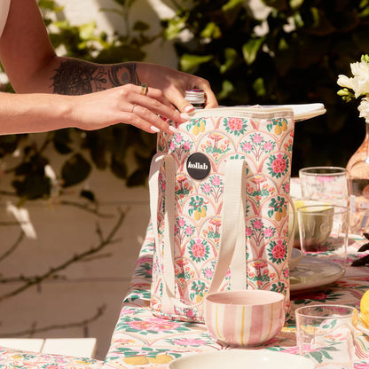 Wine Cooler Bag Needlepoint Garden