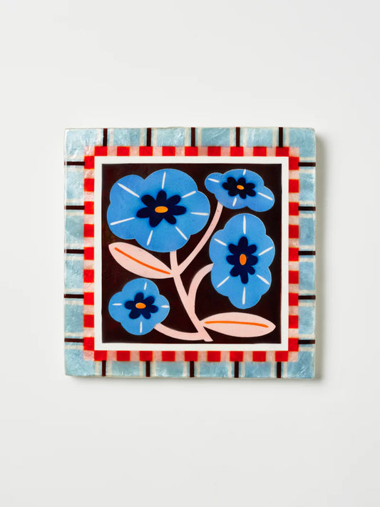 Jones Co Flower Bloom Wall Art Tile