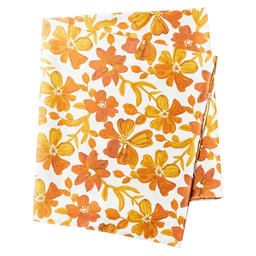 Tablecloth Sml Dogwood Rust LGE 350cm x 145xm