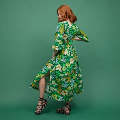 Floria 3/4 Sleeve Maxi