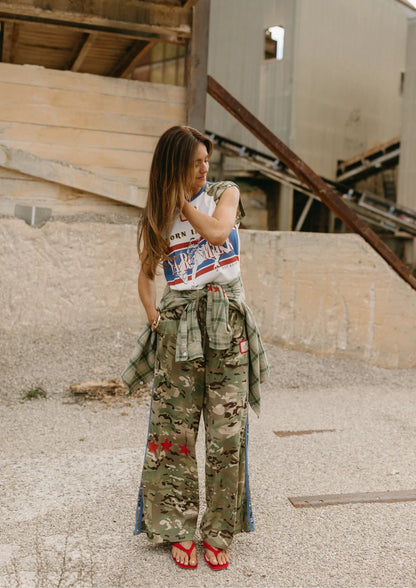 Camo Jersey Track Pant