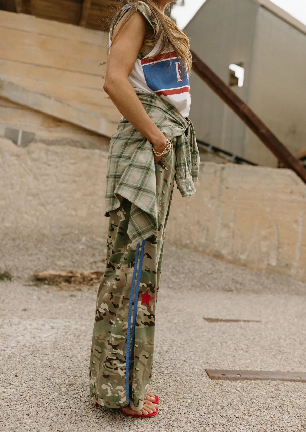Camo Jersey Track Pant
