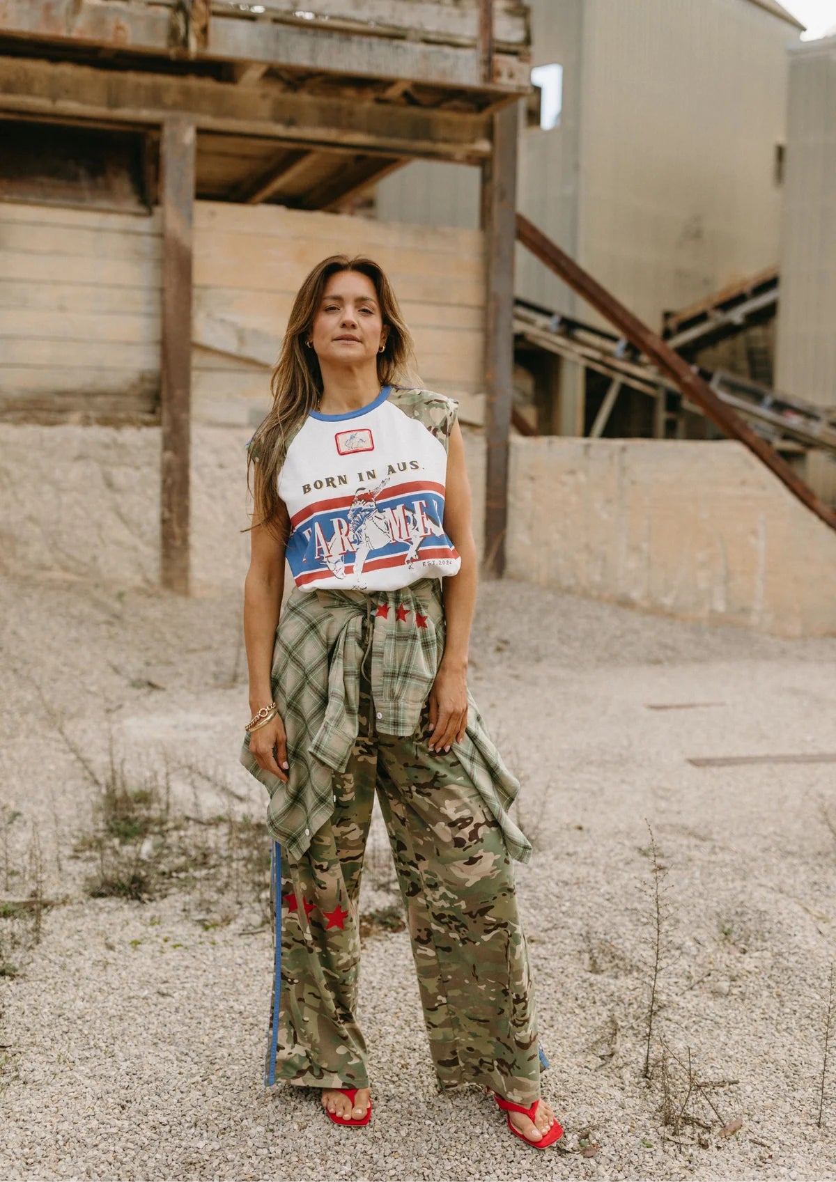Camo Jersey Track Pant