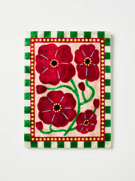 Jones Co Bloom Flower Wall Tile Art