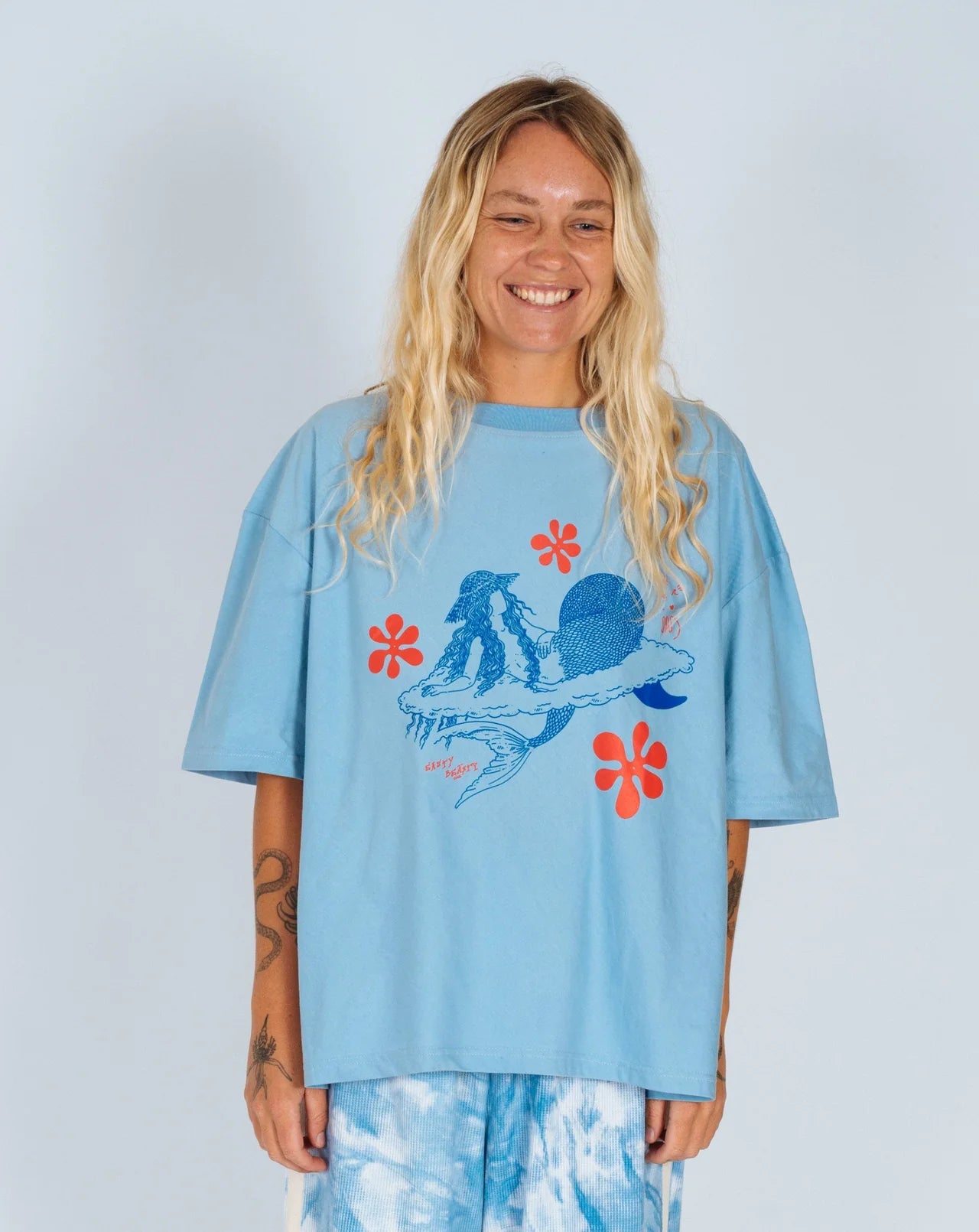 Artist Tee ~ Cloud Surfing Blue