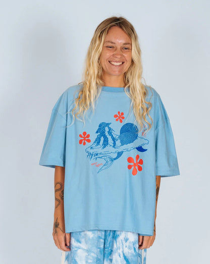 Artist Tee ~ Cloud Surfing Blue