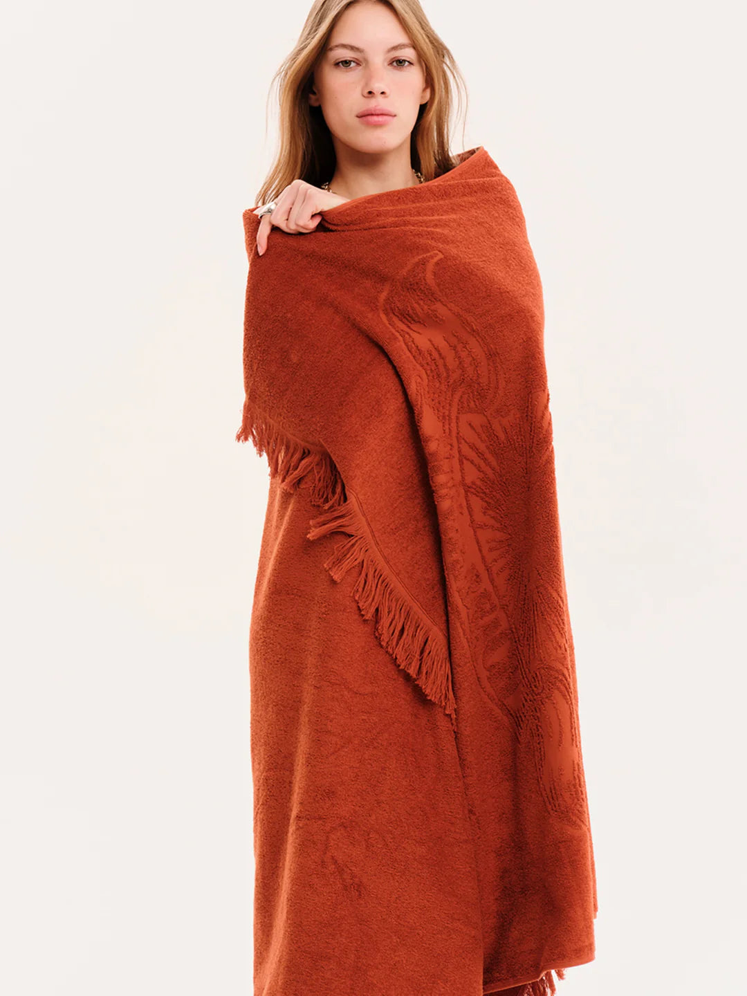 Monochrome Beach Towel ~ Coppertone