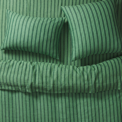 Nadine Linen Pillowcase Set - Forest