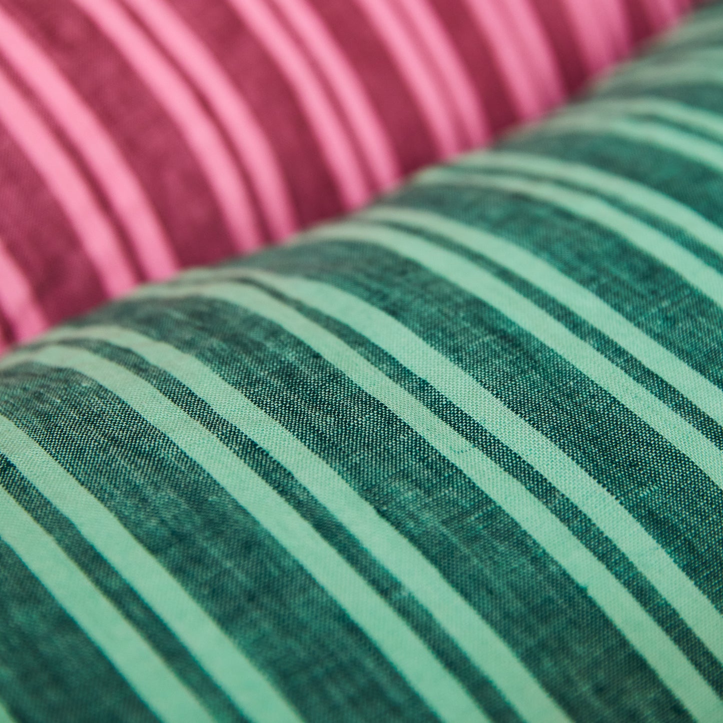 Nadine Linen Pillowcase Set - Forest