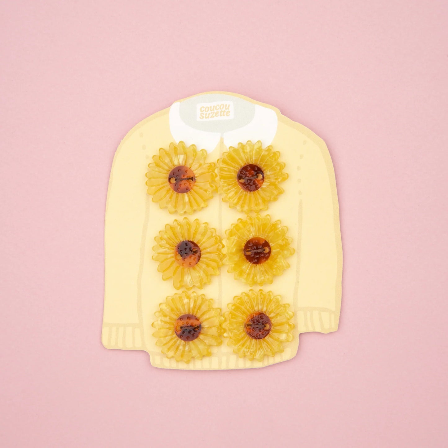 Sunflower Buttons Kit