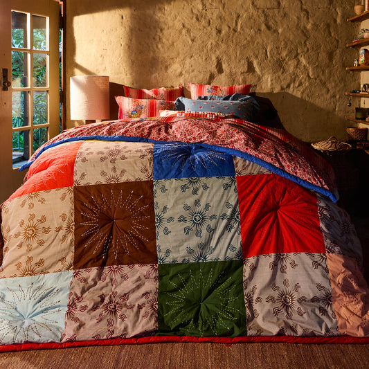 Savannah Patchwork Bedcover