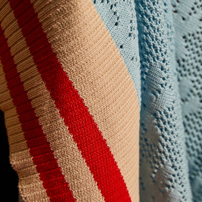 Tabitha Baby Blanket - Calcite Blue