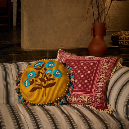 Layla Embroidered Cushion