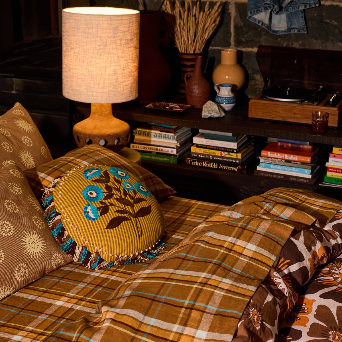 Layla Embroidered Cushion