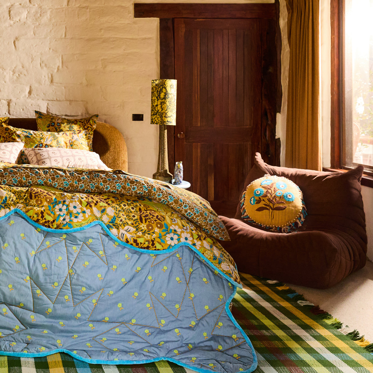 Layla Embroidered Cushion