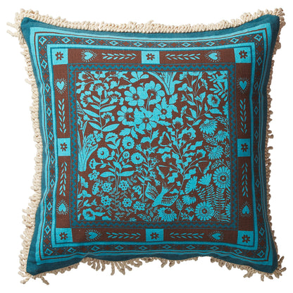 Odessa Reversible Cushion - Turquoise